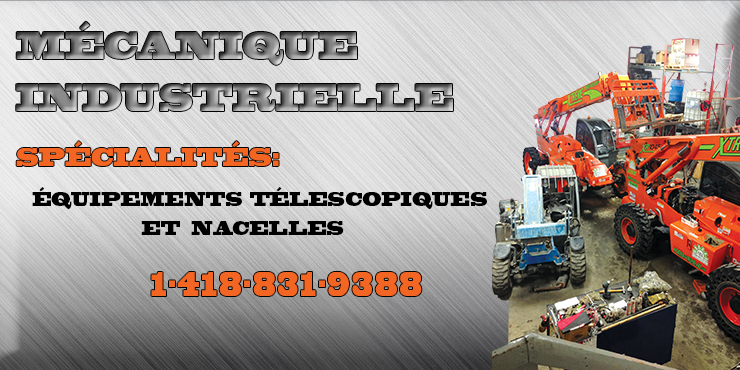 MÉCANIQUE PEG ÉQUIPEMENTS TÉLESCOPIQUES NACELLE CHARIOT ÉLÉVATEUR
