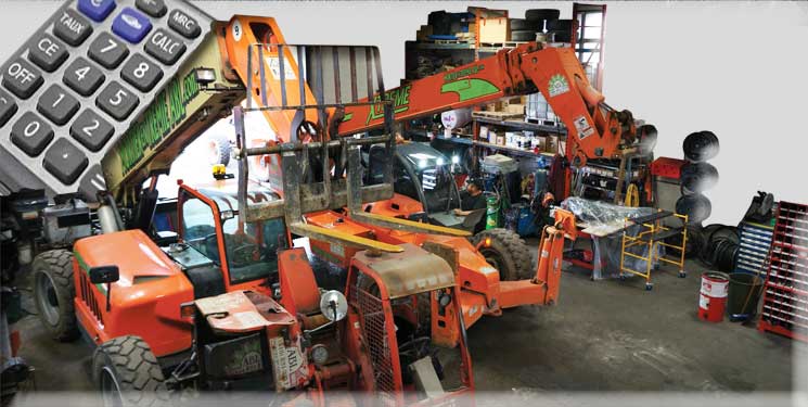 soumission  reparation entretien mecanique lift nacelle